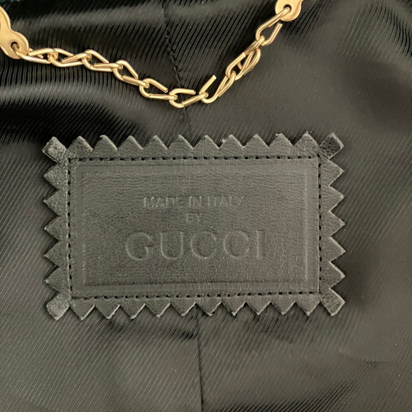 Brand new GUCCI leather Bomber jacket! EXCELLENT condition! - Picture 10 of 16